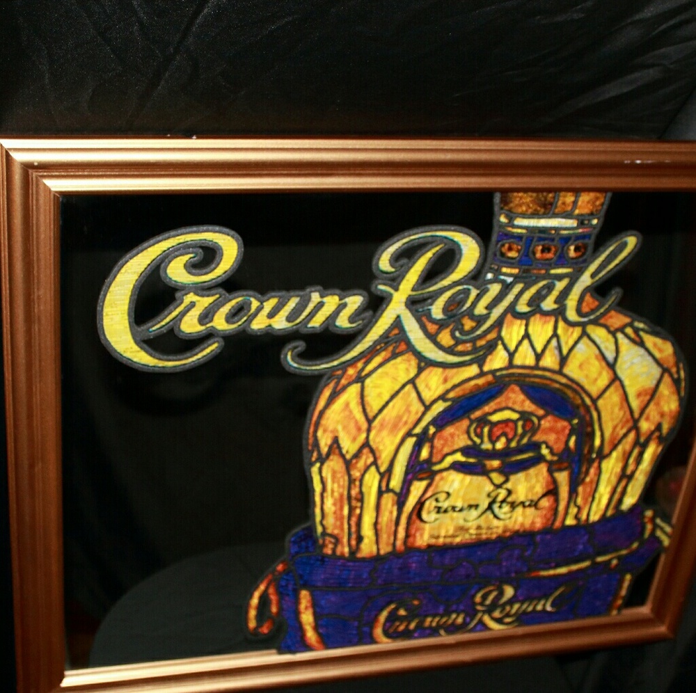 Wall Art Crown Royal Mirror